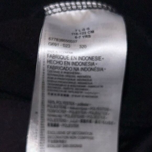 Nike Little Boy Black Therma FIT Graphic Full Zip Training Hoodie Size Large (7) - Picture 3 of 6